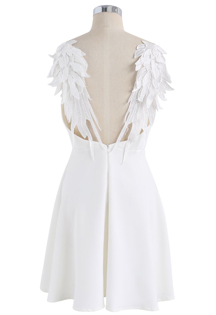 Robe Cami Wings d'ange en blanc