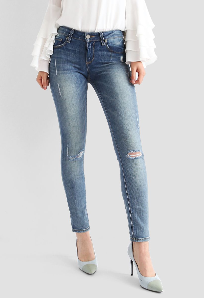 Unexpected Snazzy Ankle Skinny Jeans