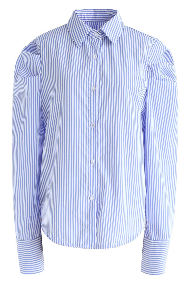 Chemise Pioneer Fadish à rayures bleues