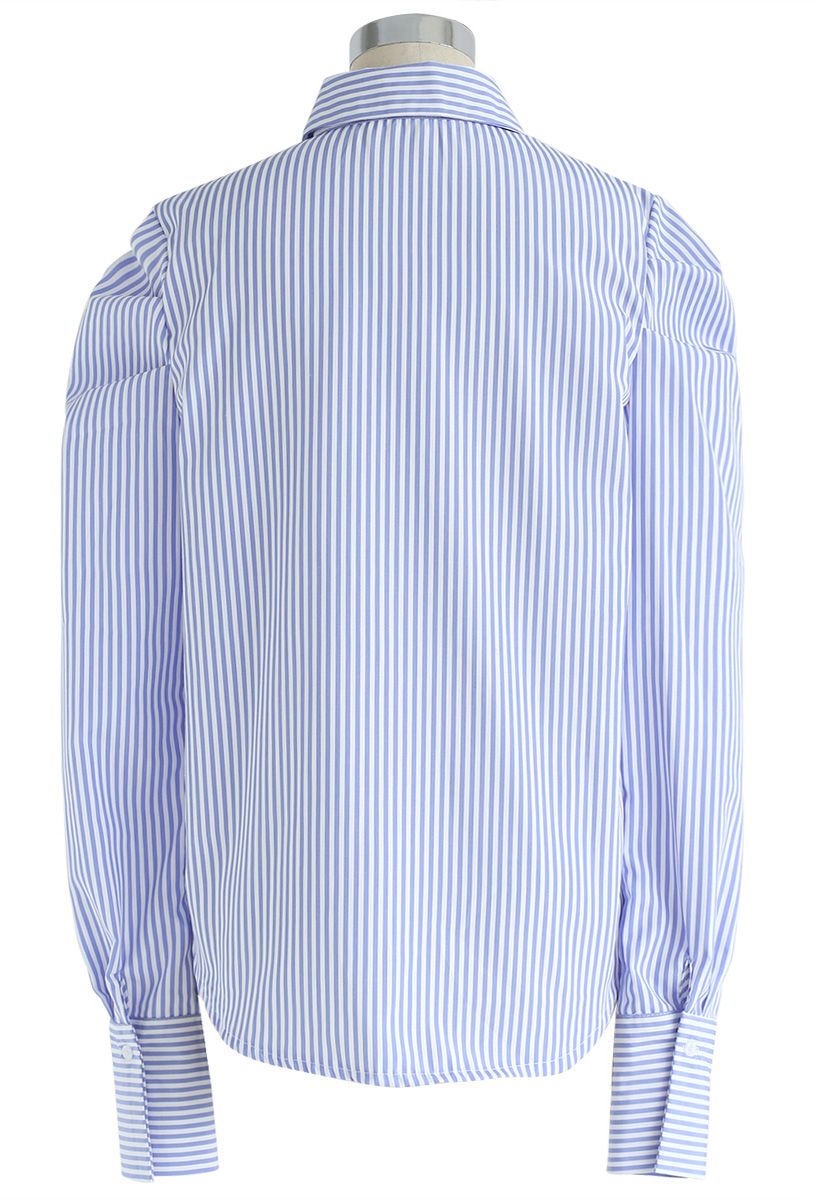 Chemise Pioneer Fadish à rayures bleues