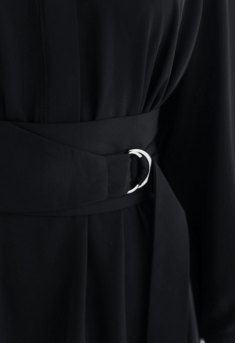 Robe mi-longue Simply Smooth en noir