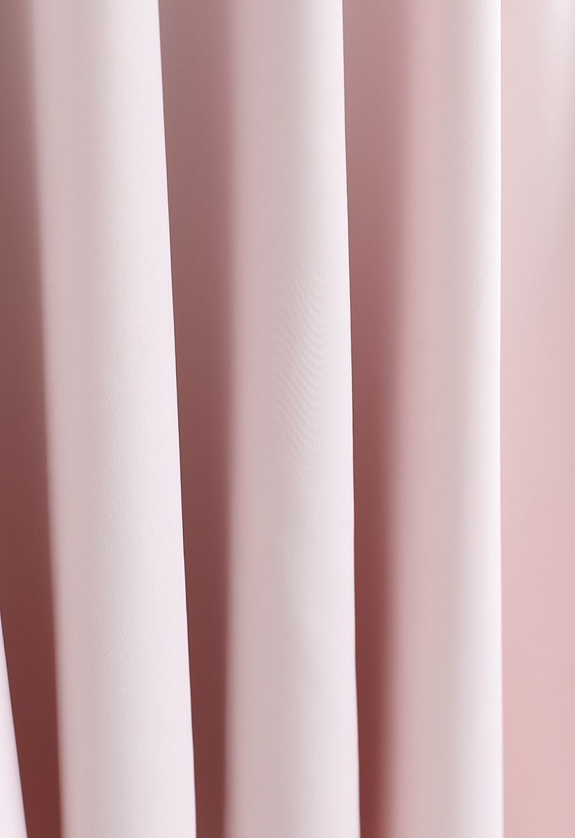 Robe rétro asymétrique mi-longue en rose