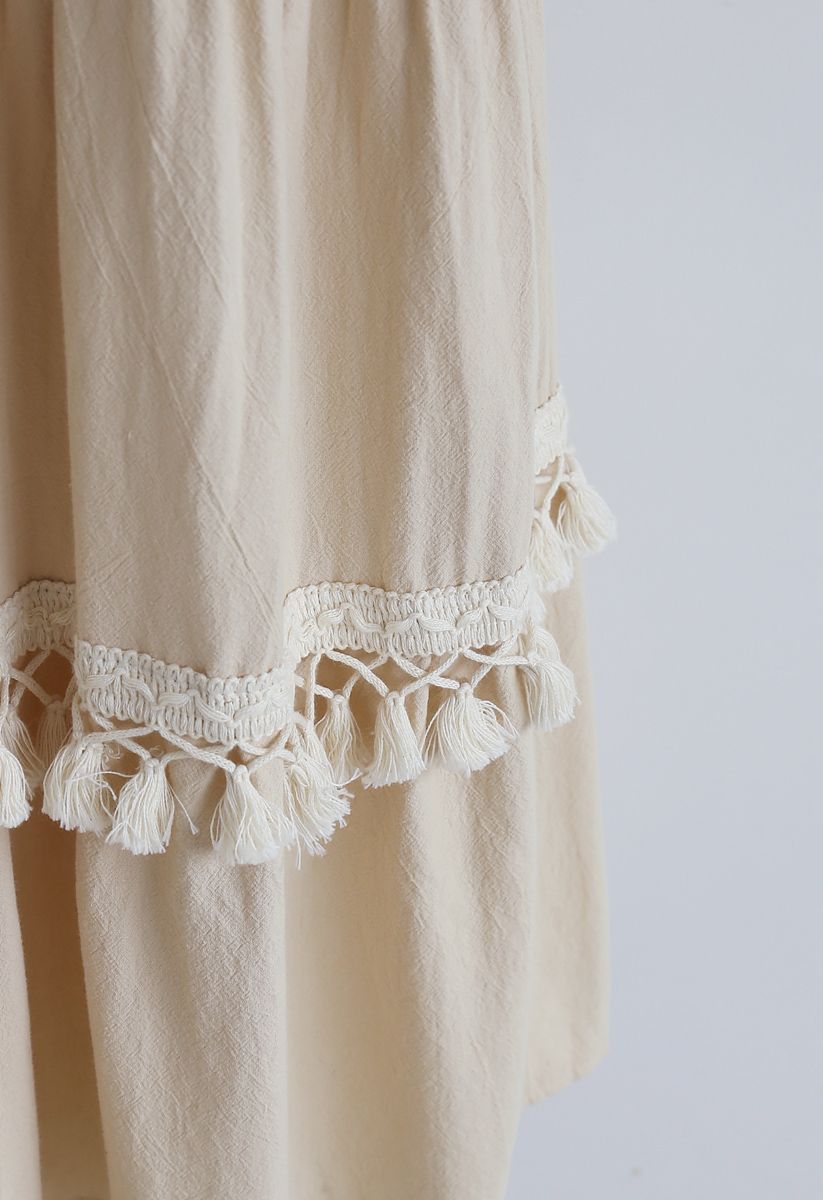 My Only Wish Boho - Robe portefeuille en lin