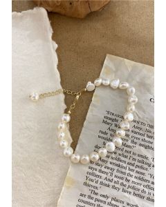 Bracelet de perles d'eau douce entièrement naturelles