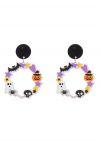 Boucles d'oreilles couronne de nuit d'Halloween