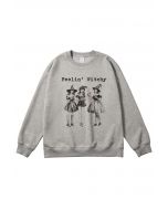 Sweat-shirt à motif girly « Feelin' Witchy »