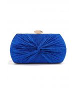 Pochette nouée Shining Gift en bleu royal