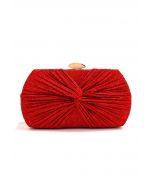 Pochette nouée Shining Gift en rouge